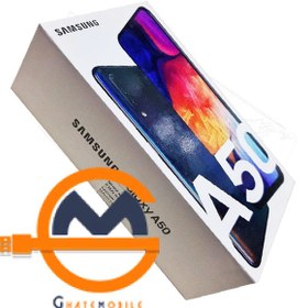 تصویر کارتن گوشی موبایل سامسونگ مدل Galaxy A50 