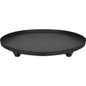 تصویر زیرگلدانی فلزی مدل چرخ دار سایز 50 سانتی متر 