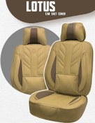 تصویر روکش صندلی خودرو ایران خودرو تمام چرم خلبانی سمند جدید 