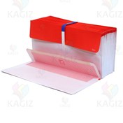 تصویر پاکت نامه ملخی ۷۰ گرم درب قرمز بسته ۱۰۰ عددی 