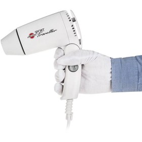 تصویر سشوار مسافرتی پارس خزر مدل HD861P با باد سرد و متمرکز کننده 