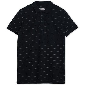 تصویر تی شرت سیاه مردانه Yaka Men's Polo Black Lee Cooper 