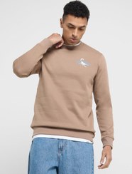 تصویر سویشرت آستین بلند اسپاتریک با فیت معمولی و یقه گرد برند only & sons Spatrick Regualer Fit Crew Ncek Sweatshirt