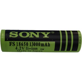 تصویر باتری لیتیوم یون 18650 شارژی 3.7 ولت 3000mAh برند Sony 