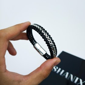 تصویر دستبند چرم مگنتی کارتیر 