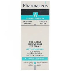 تصویر کرم دور چشم لهستانی فارماسریز Pharmaceris Duo-Active Anti-Wrinkle اپتی سنسیلیوم 15 میل 