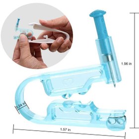 تصویر دستگاه گوش سوراخ کن (پیرسینگ)همراه با میخ گوشواره 
