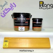 تصویر رنگ چوب پایه آب عسلی مین‌وکس اصلی 1 لیتری 