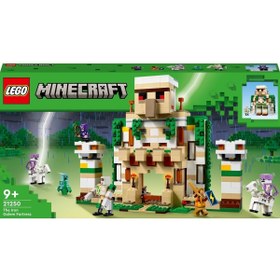 تصویر لگو سری ماینکرفت مدل قلعه آهن گولم 21250 - LEGO Minecraft Iron Golem Castle 21250 868 قطعه