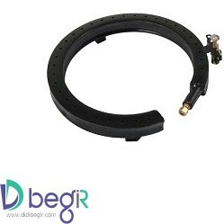 تصویر مشعل شومینه گرد 