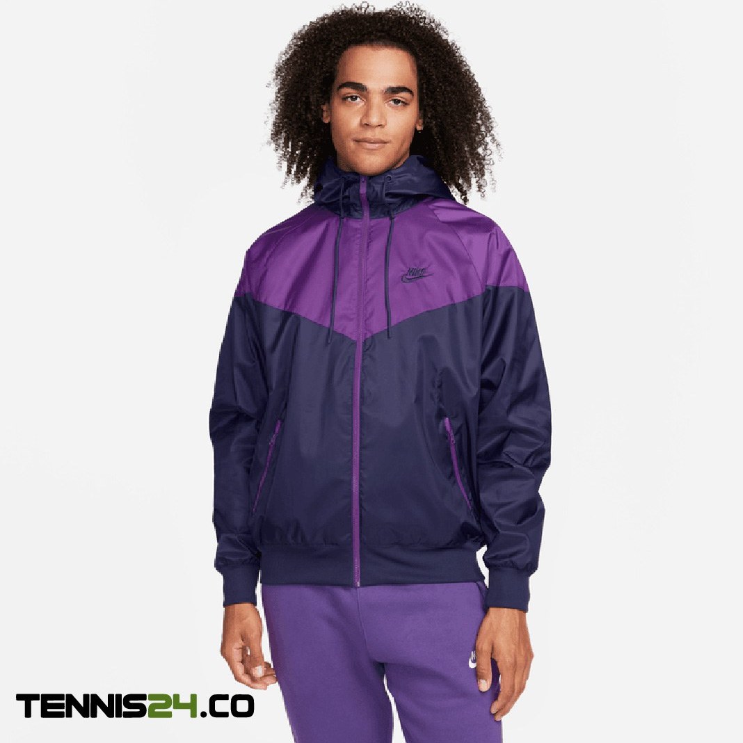 Nike windbreaker 2025 mens purple