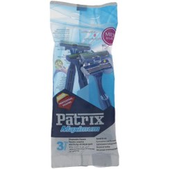 تصویر خود تراش پاتریکس مدل MAXIMUM بسته 3 عددی 