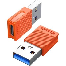 تصویر مبدل USB3.0 به USB-C مک دودو مدل OT-6550 نارنجی کابل تبدیل