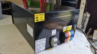 تصویر شارژر باتری ۴۸ ولت دارای مدارفرمان روشن و خاموش ژنراتور Charger battery 48v 400A with switching generator on/of