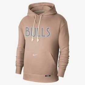 تصویر سویشرت ورزشی مدل Chicago Bulls Standard Issue City Edition رنگ کنفی/سفید مردانه نایک 