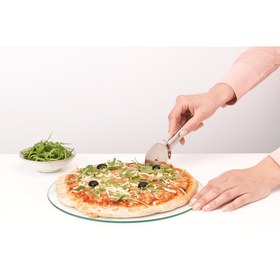 تصویر پیتزا بر استیل برابانتیا (Brabantia) Pizza Cutter 