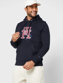 تصویر هودی مونوگرام برند Tommy Hilfiger Monogram Hoodie