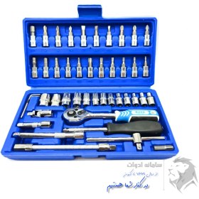 تصویر جعبه بکس و آچار 46 پارچه 46pcs-socket-tools-set-boss