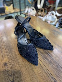 تصویر كفش زنانه تورى مشكى 