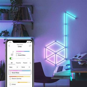 تصویر پنل خطی هوشمند 15 تکه نانولیف Nanoleaf Lines Smarter Kit Nanoleaf Lines Smarter Kit