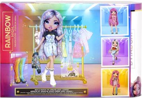 تصویر عروسک Rainbow High Fashion Studio – Exclusive Doll with Rainbow of Fashions مدل 571049E7C Rainbow High Fashion Studio with Avery Styles Fashion Doll Playset Includes Designer Outfits & 2 Sparkly Wigs for 300+ Looks, Gifts for Kids & Collectors, Toys for Kids Ages 6 7 8+ to 12 Years Old single