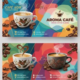 تصویر کارت ویزیت کافه 