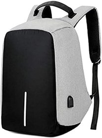 تصویر کوله پشتی لپ تاپ یونیسکس لپ تاپ ضد سرقت کیف مدرسه مسافرتی با پورت شارژر USB-mz2629 