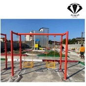تصویر تاب دو نفره فلزی 