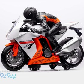 تصویر اسباب بازی موتور کنترلی شارژی Auto Bike-motorcycle مدل 300 _اسباب بازی 