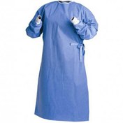 تصویر گان جراحی بلند 38 گرم روشا طب 