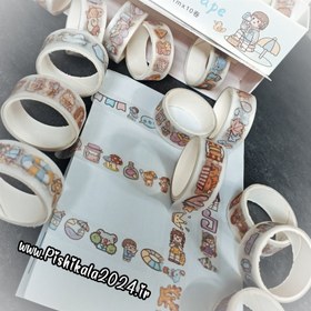 تصویر چسب واشی فانتزی 