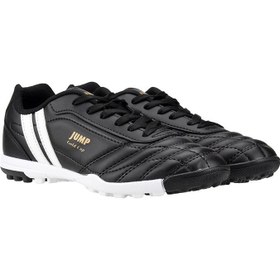 تصویر کفش‌ فوتبال مردانه چمن مصنوعی مشکی مدل 134H برند jump 134H Black Artificial Turf Men's Football Shoes