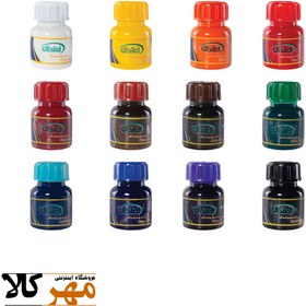 تصویر مرکب رنگی اعتدال25 میل Etedal colored ink 25ml