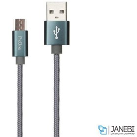 تصویر کابل شارژ و انتقال داده میکرو یو اس بی پرووان ProOne Mental Micro USB Cable 1m 