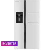 تصویر یخچال مدل S7 رنگ سفید و فریزر ساید بای ساید اتوماتیک ایکس ویژن 