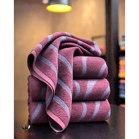 تصویر حوله دستی طرح آسو 