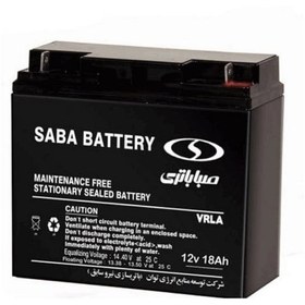 تصویر باتری یو پی اس 12 ولت 18 آمپر مدل SB 