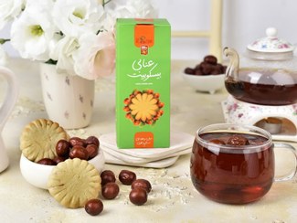 تصویر بیسکوییت سالم با طعم عناب – میان‌وعده‌ای خوشمزه و طبیعی با خواص عناب 