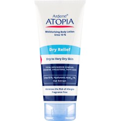 تصویر لوسیون آتوپیا آردن مرطوب کننده قوی بدن درای رلیف حاوی اوره 10درصد 200 میل Ardene Atopia Moisturizing Body Lotion Dry Relief Urea 10% 200ml