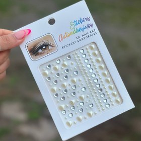 تصویر نگین چسبی قلب 