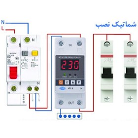 تصویر محافظ ولتاژ تک فاز جی بی اچ مدل VP-S 