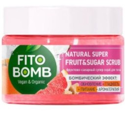 تصویر اسکراب بدن FITO BOMB super Fruit-Sgar 250ml 