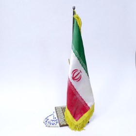 تصویر پایه پرچم خاتم کاری 