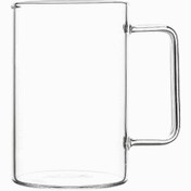 تصویر لیوان پیرکس دسته دار دلی 