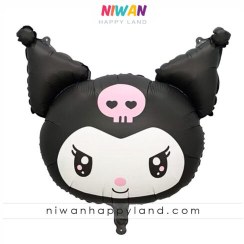 تصویر بادکنک فویلی تم کرومی کد Kuromi-balloon-5 