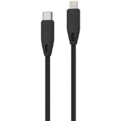 تصویر کابل USB C به لایتنینگ پاورولوژی 2متری مدل PCAB002 Powerology Braided USB-A to Lightning Cable