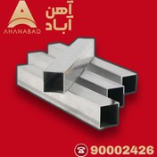 تصویر پروفیل آلومینیوم ضخامت 2 ابعاد 40*40 