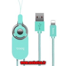 تصویر کابل تبدیل USB به لایتنینگ هوکو مدل U21 به طول 0.77 متر 