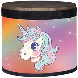 تصویر طبلک کودک طرح تک شاخ 