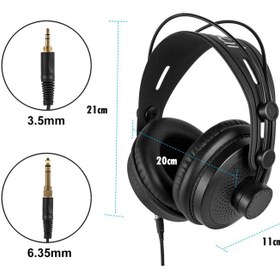 تصویر هدفون مانیتورینگ سیم دار Yanmai D68 Yanmai D68 Closed-back Studio Headphones